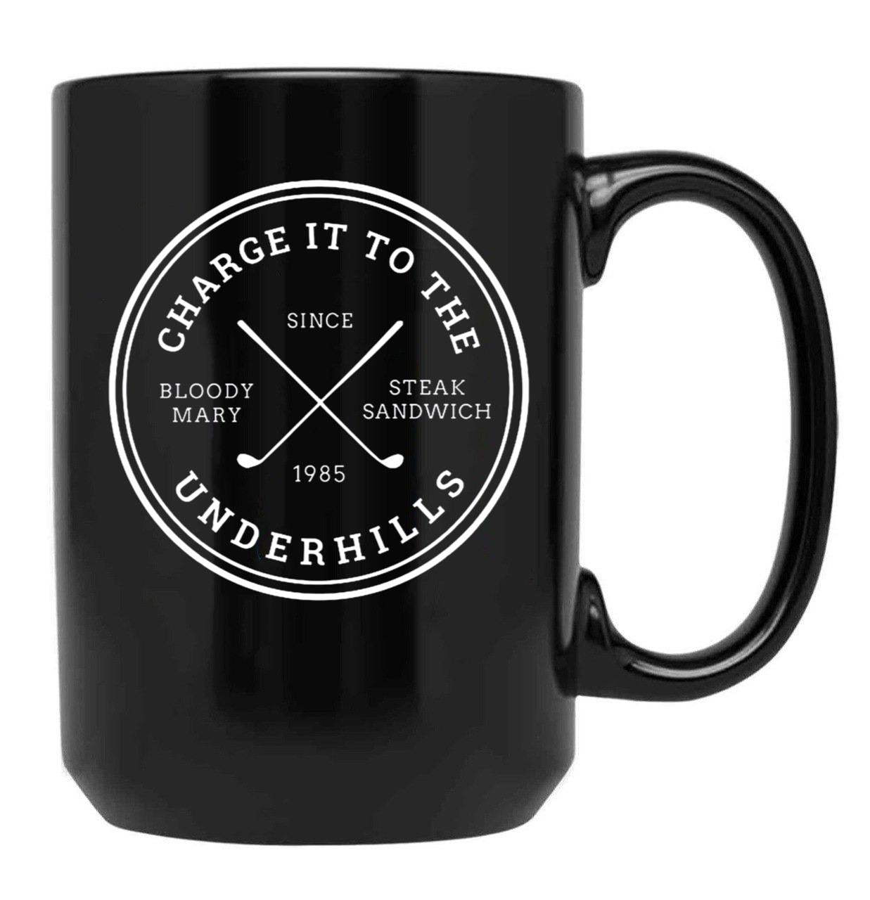 Charge It to The Underhills - Fletch Black Coffee Mug, Gift Coffee Mug