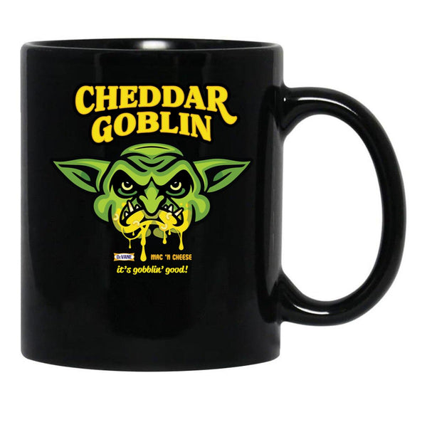 Cheddar Goblin Classic Black Coffee Mug, Gift Coffee Mug - Black