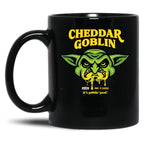 Cheddar Goblin Classic Black Coffee Mug, Gift Coffee Mug