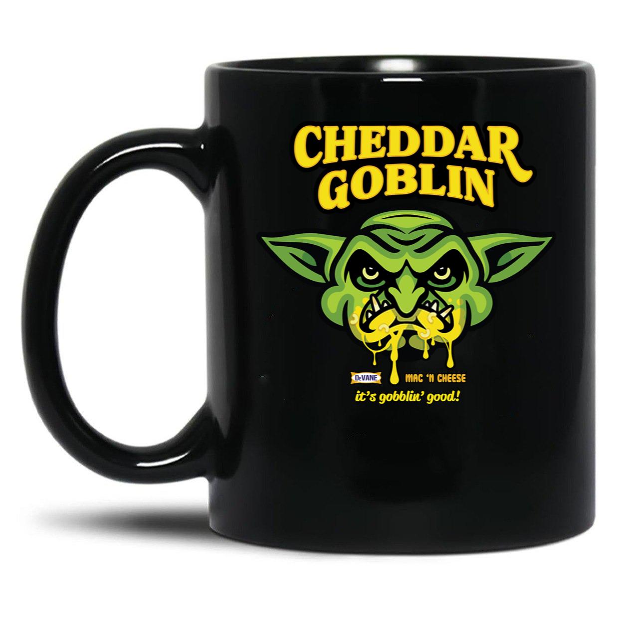 Cheddar Goblin Classic Black Coffee Mug, Gift Coffee Mug