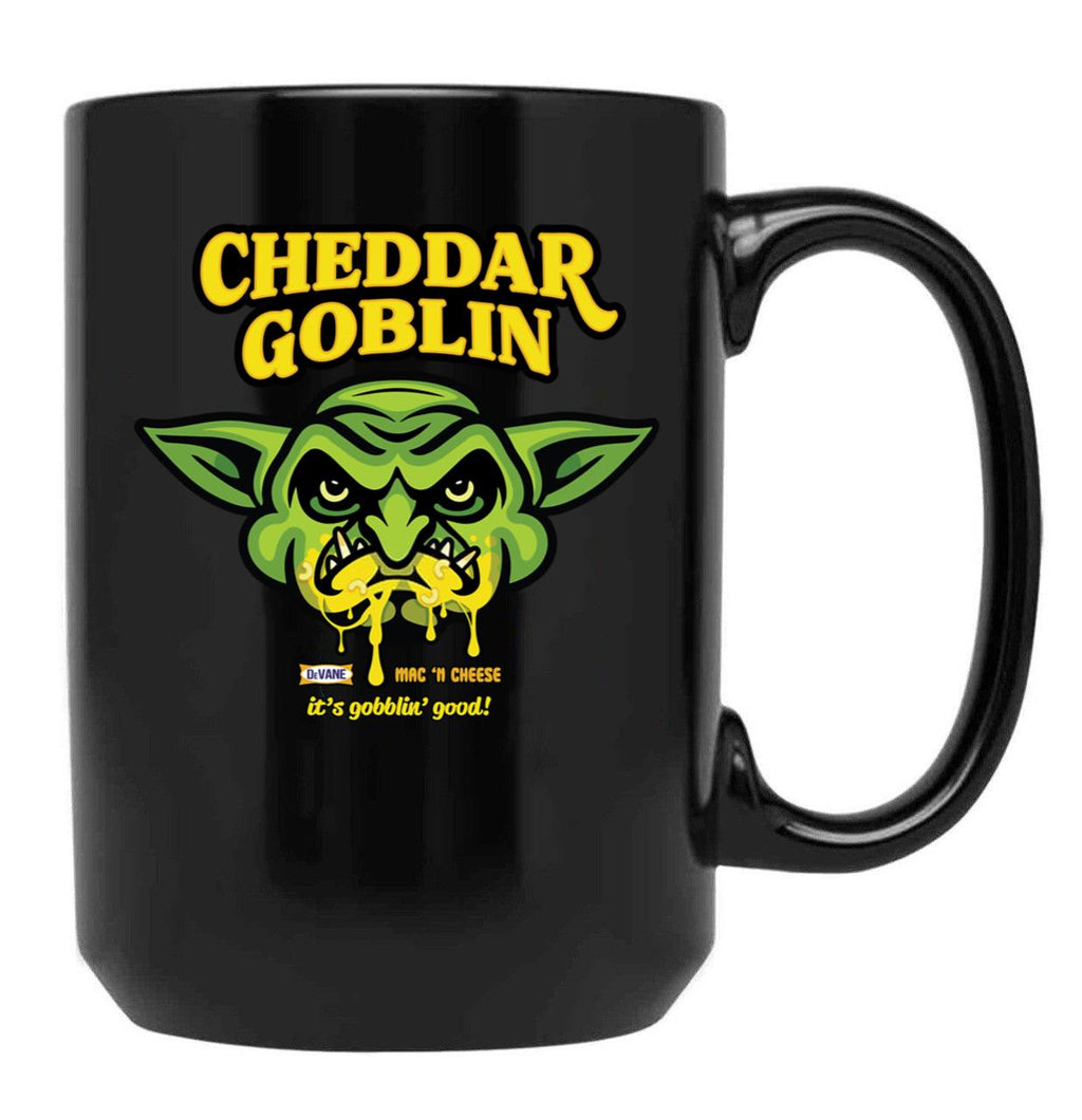 Cheddar Goblin Classic Black Coffee Mug, Gift Coffee Mug