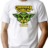 Cheddar Goblin Classic Premium Heavyweight Cotton T-Shirt - White