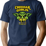 Cheddar Goblin Classic Premium Heavyweight Cotton T-Shirt - Navy