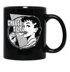 Cheese Slut Black Coffee Mug, Gift Coffee Mug - Black