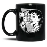 Cheese Slut Black Coffee Mug, Gift Coffee Mug - Black
