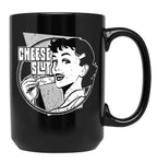 Cheese Slut Black Coffee Mug, Gift Coffee Mug