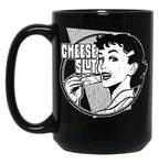 Cheese Slut Black Coffee Mug, Gift Coffee Mug