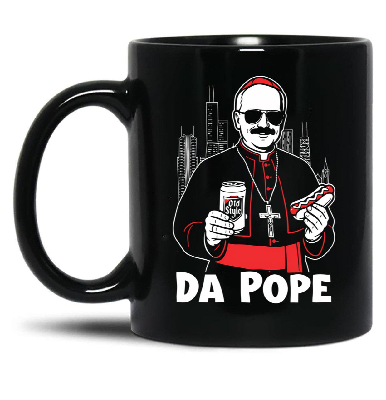 Chicago Pope Leo Xiv Da Pope (1) Black Coffee Mug