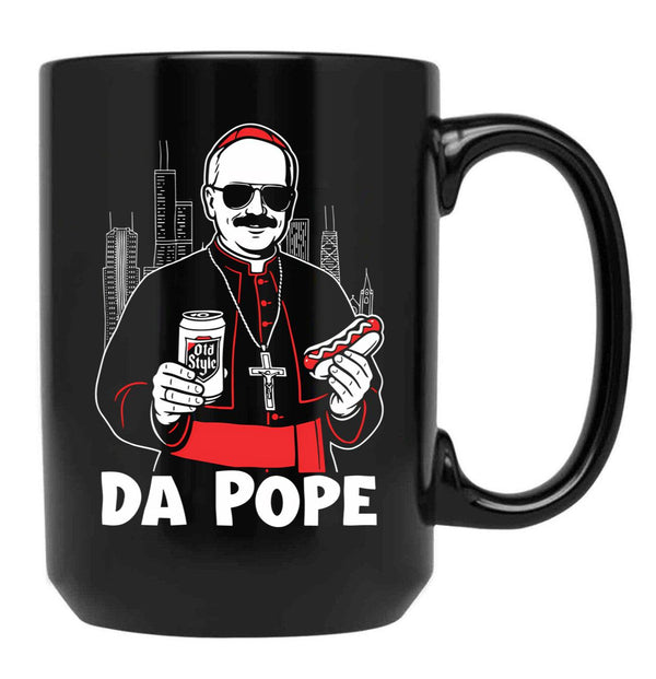Chicago Pope Leo Xiv Da Pope (1) Black Coffee Mug - Black