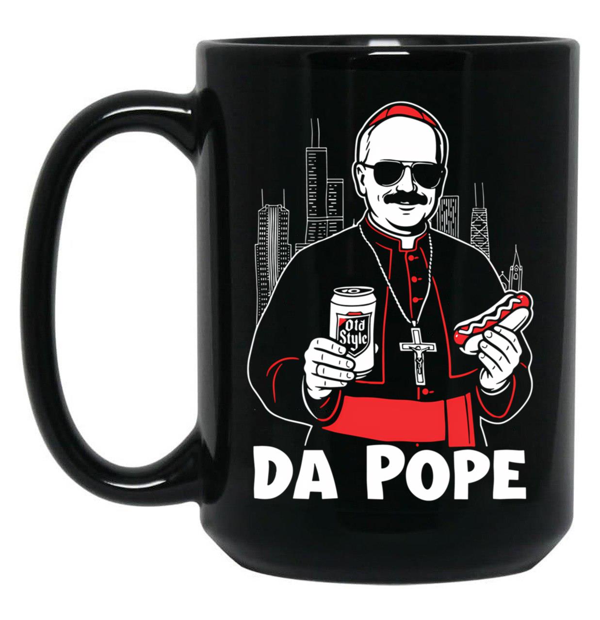 Chicago Pope Leo Xiv Da Pope (1) Black Coffee Mug