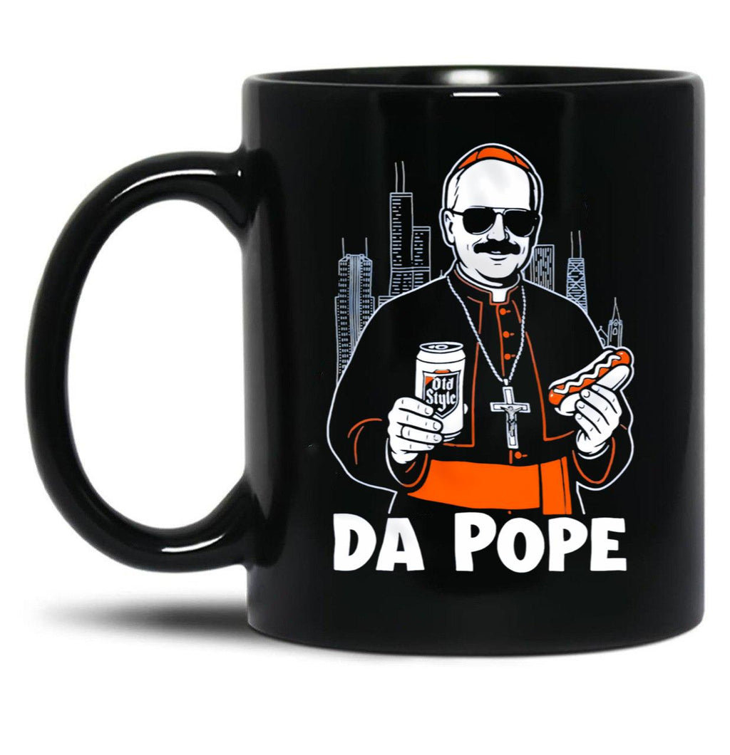Chicago Pope Leo Xiv Da Pope (2) Black Coffee Mug