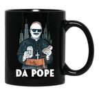 Chicago Pope Leo Xiv Da Pope Black Coffee Mug - Black