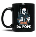 Chicago Pope Leo Xiv Da Pope Black Coffee Mug