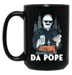 Chicago Pope Leo Xiv Da Pope Black Coffee Mug