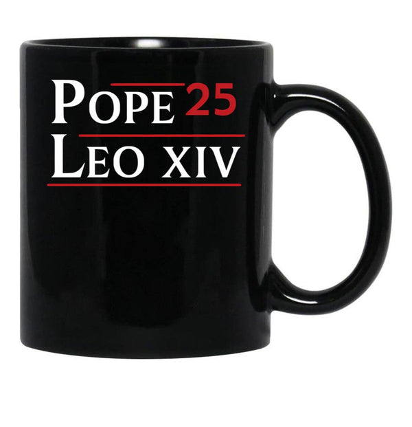 Chicago Pope Leo Xiv (1) Black Coffee Mug - Black
