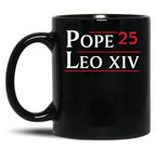 Chicago Pope Leo Xiv (1) Black Coffee Mug