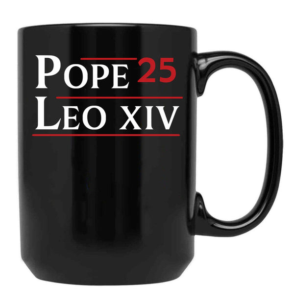 Chicago Pope Leo Xiv (1) Black Coffee Mug - Black