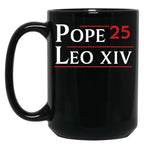 Chicago Pope Leo Xiv (1) Black Coffee Mug
