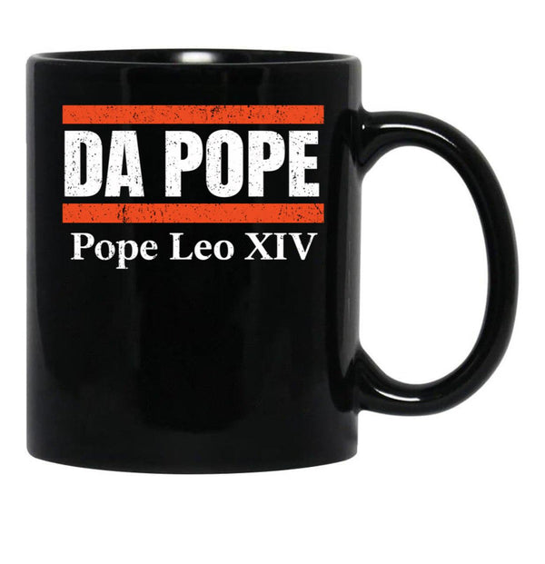 Chicago Pope Leo Xiv (2) Black Coffee Mug - Black