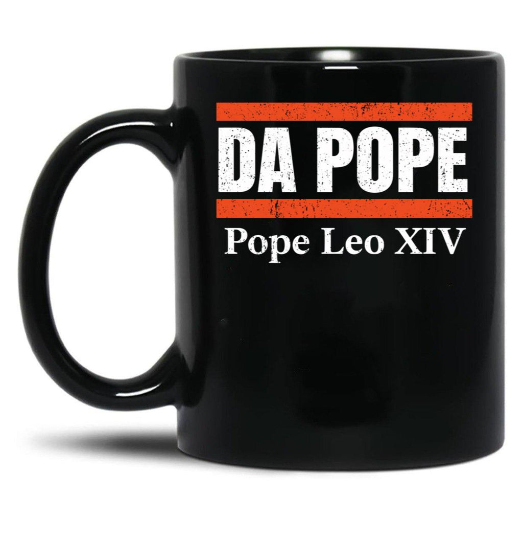 Chicago Pope Leo Xiv (2) Black Coffee Mug