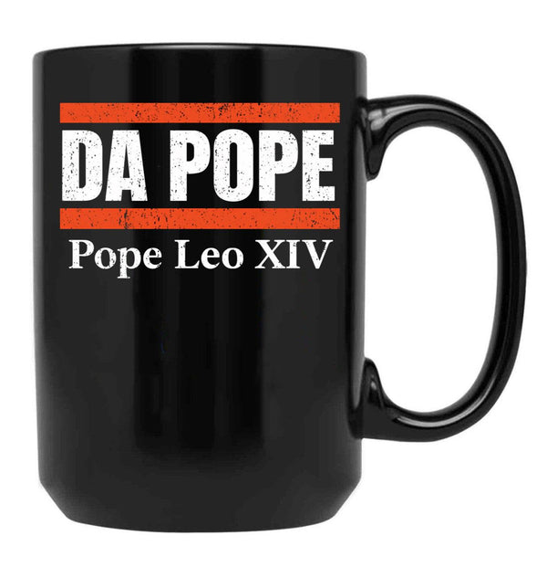 Chicago Pope Leo Xiv (2) Black Coffee Mug - Black