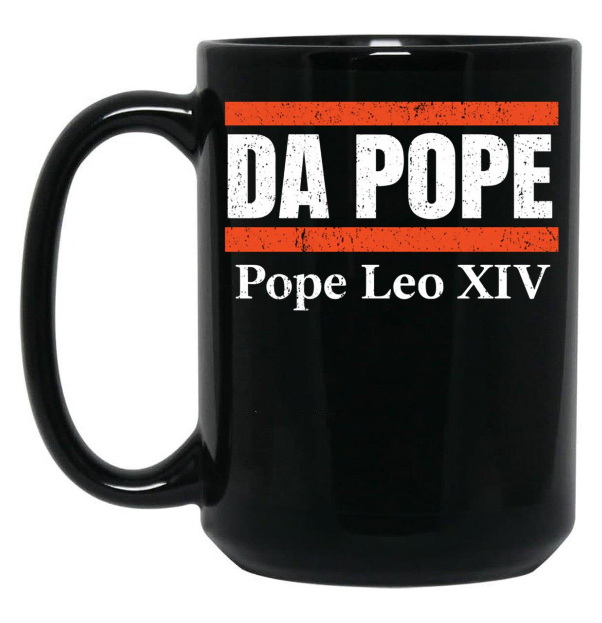 Chicago Pope Leo Xiv (2) Black Coffee Mug