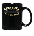 Chick Hicks' Black Coffee Mug, Gift Coffee Mug - Black