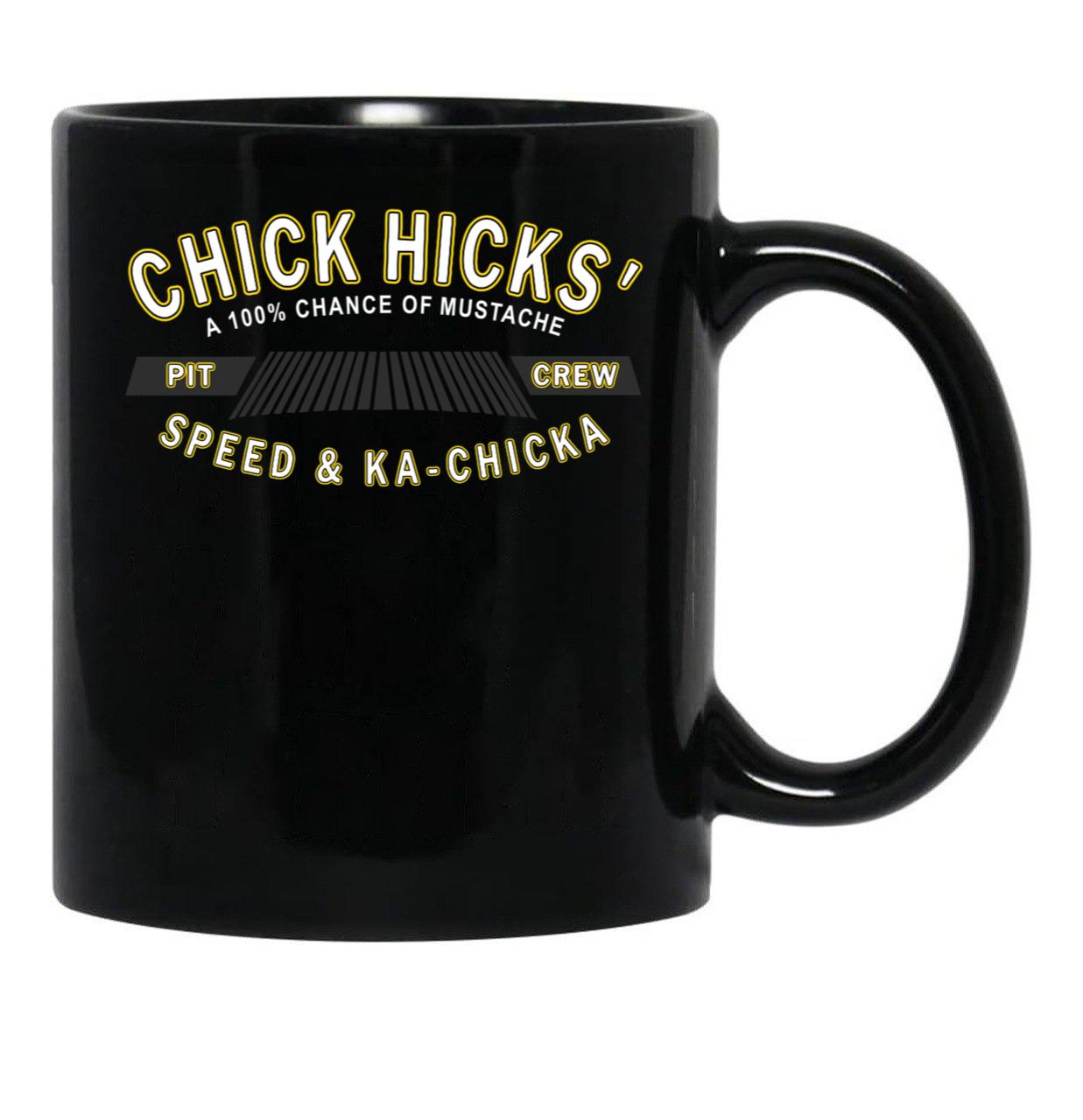 Chick Hicks' Black Coffee Mug, Gift Coffee Mug - Black