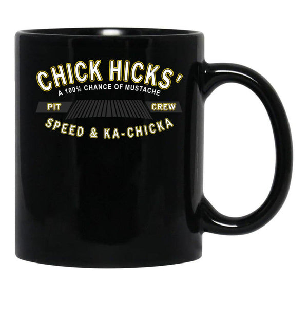 Chick Hicks' Black Coffee Mug, Gift Coffee Mug - Black