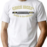Chick Hicks' Premium Heavyweight Cotton T-Shirt - White