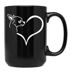 Chihuahua Dog Cute Chihuahuas Pet Funny Chihuahua Black Coffee Mug, Gift Coffee Mug