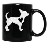 Chihuahua Dog Lover Black Coffee Mug, Gift Coffee Mug - Black