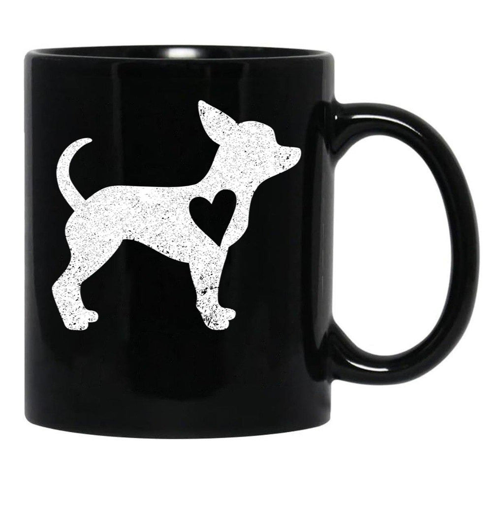 Chihuahua Dog Lover Black Coffee Mug, Gift Coffee Mug - Black