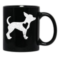 Chihuahua Dog Lover Black Coffee Mug, Gift Coffee Mug - Black