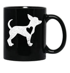 Chihuahua Dog Lover Black Coffee Mug, Gift Coffee Mug - Black