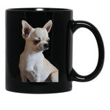 Chihuahua Black Coffee Mug, Gift Coffee Mug - Black