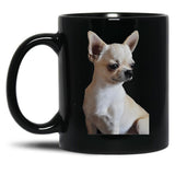 Chihuahua Black Coffee Mug, Gift Coffee Mug - Black