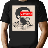 Childish Gambino Vintage T-Shirt for Men & Women, T-Shirts Graphic Tee - Black