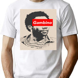 Childish Gambino Vintage T-Shirt for Men & Women, T-Shirts Graphic Tee - White