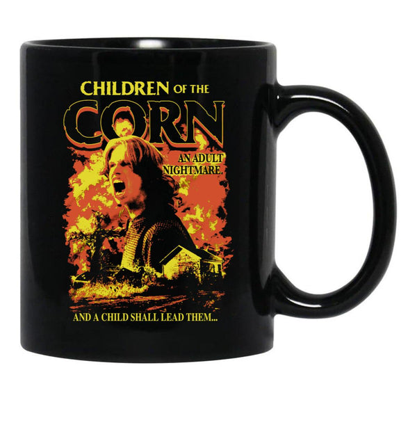 Children of The Corn an Adult Nightmare Black Coffee Mug, Gift Coffee Mug - Black
