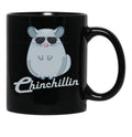Chinchillin Shirt Funny Chinchilla Lovers Black Coffee Mug, Gift Coffee Mug - Black