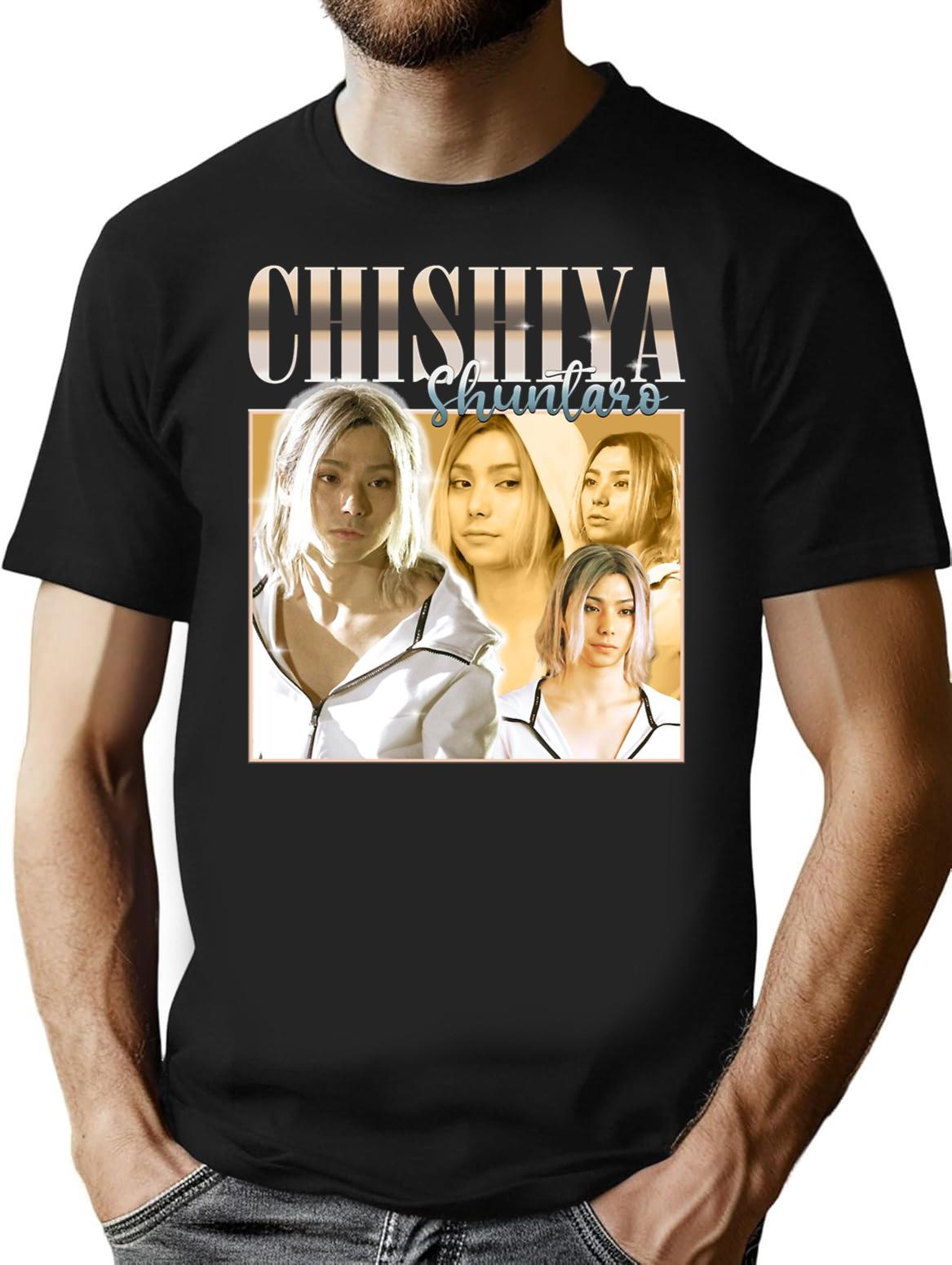 Chishiya Shuntaro Premium Heavyweight Cotton T-Shirt - Black
