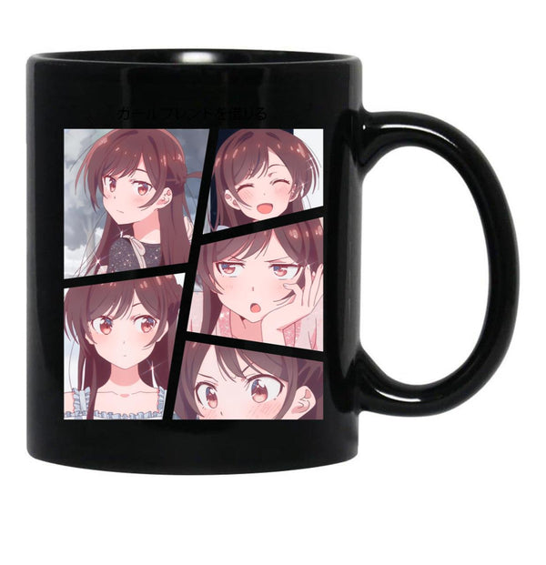 Chizuru Black Coffee Mug, Gift Coffee Mug - Black