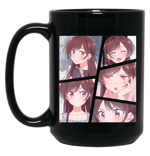 Chizuru Black Coffee Mug, Gift Coffee Mug - Black