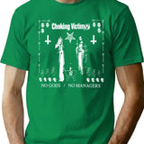 Choking Victim The Punk Rock Vintage Art T-Shirt for Men & Women, T-Shirts Graphic Tee - Green