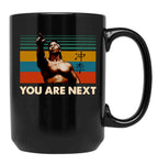 Chong Li You Are Next Vintage Black Coffee Mug, Gift Coffee Mug