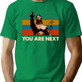 Chong Li You Are Next Vintage Premium Heavyweight Cotton T-Shirt - Green