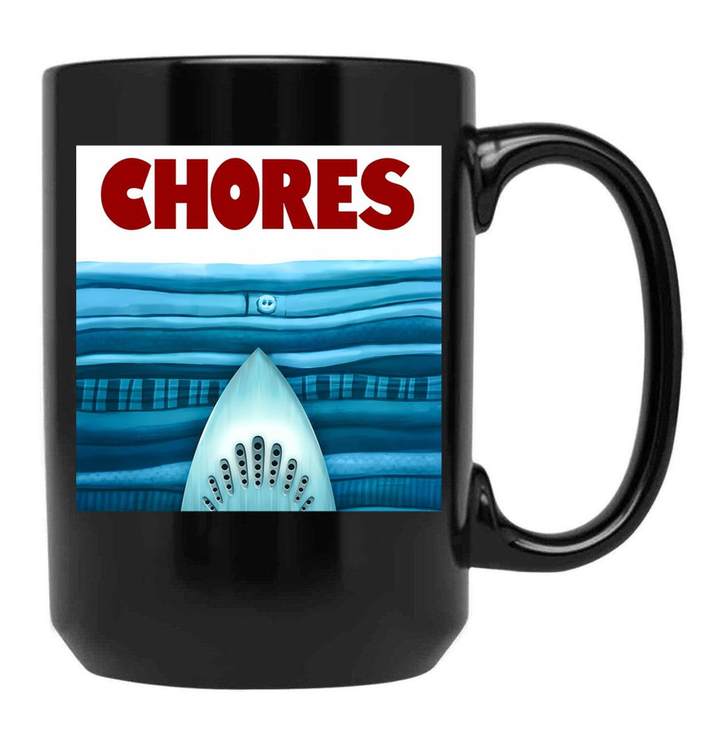Chores Black Coffee Mug, Gift Coffee Mug