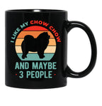Chow Chow Black Coffee Mug, Gift Coffee Mug - Black