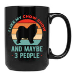Chow Chow Black Coffee Mug, Gift Coffee Mug
